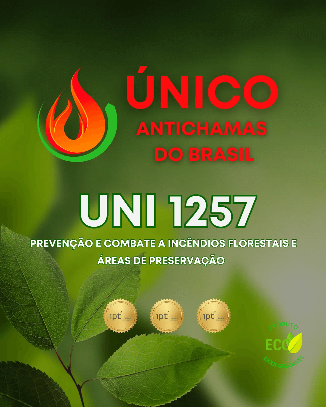 retardante de chamas biodegradável para florestas