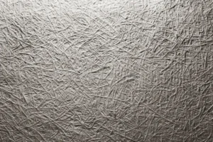 Painel de fibra de vidro com revestimento tratado com aditivo antichamas utilizado em aplicações industriais e arquitetônicas para aumentar a segurança contra incêndio.